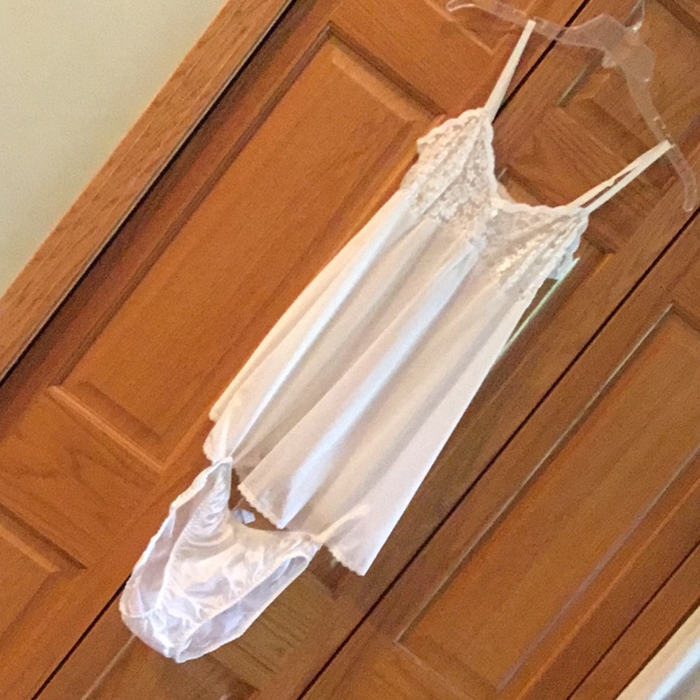White Teddy & Panty Set